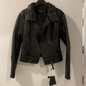 XXS Mackage leather motorcycle jacket- brand new never worn